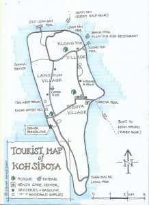 Siboya Tourist Map